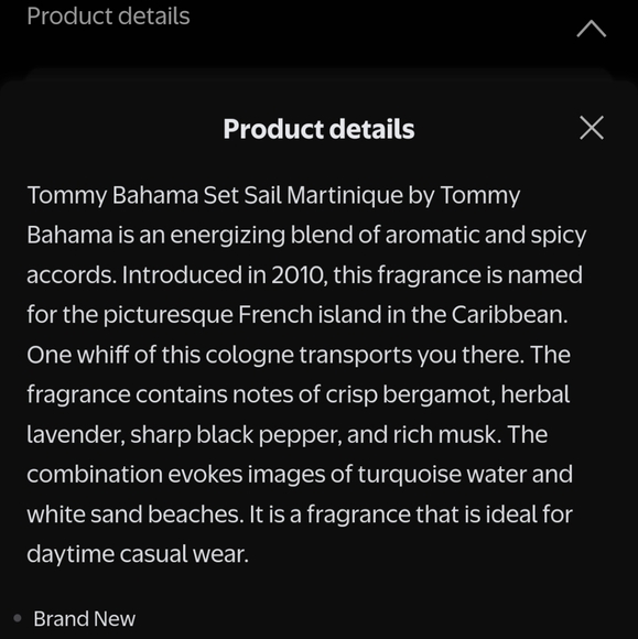 Tommy Bahama Martinique Eau de Cologne Spray for Men 3.4 fl.oz - Picture 2 of 12